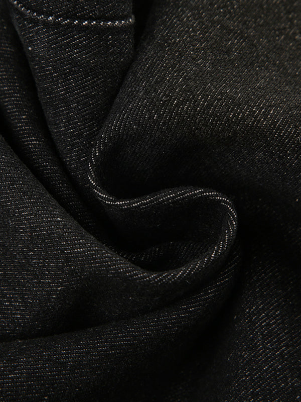 Boyfriend jeans met straattextuur en wassing