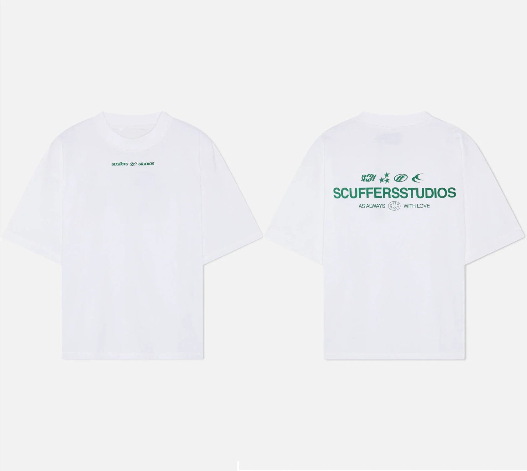 2025 Spanish Street Tide Brand Printed Men Women Surf Vacation Casual T-shirt Trendy Brand Scuffers Street Short Sleeves Top