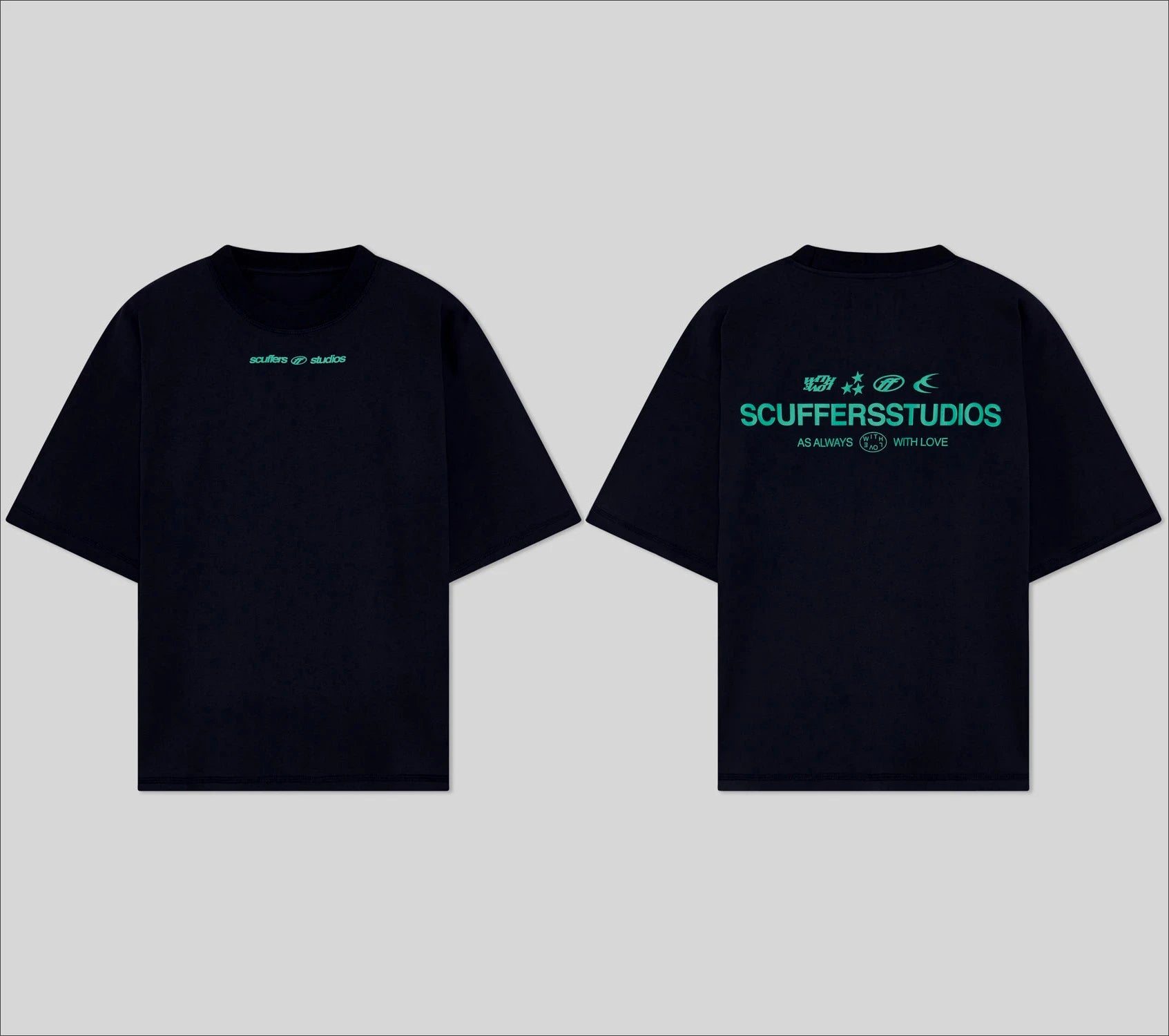 2025 Spanish Street Tide Brand Printed Men Women Surf Vacation Casual T-shirt Trendy Brand Scuffers Street Short Sleeves Top